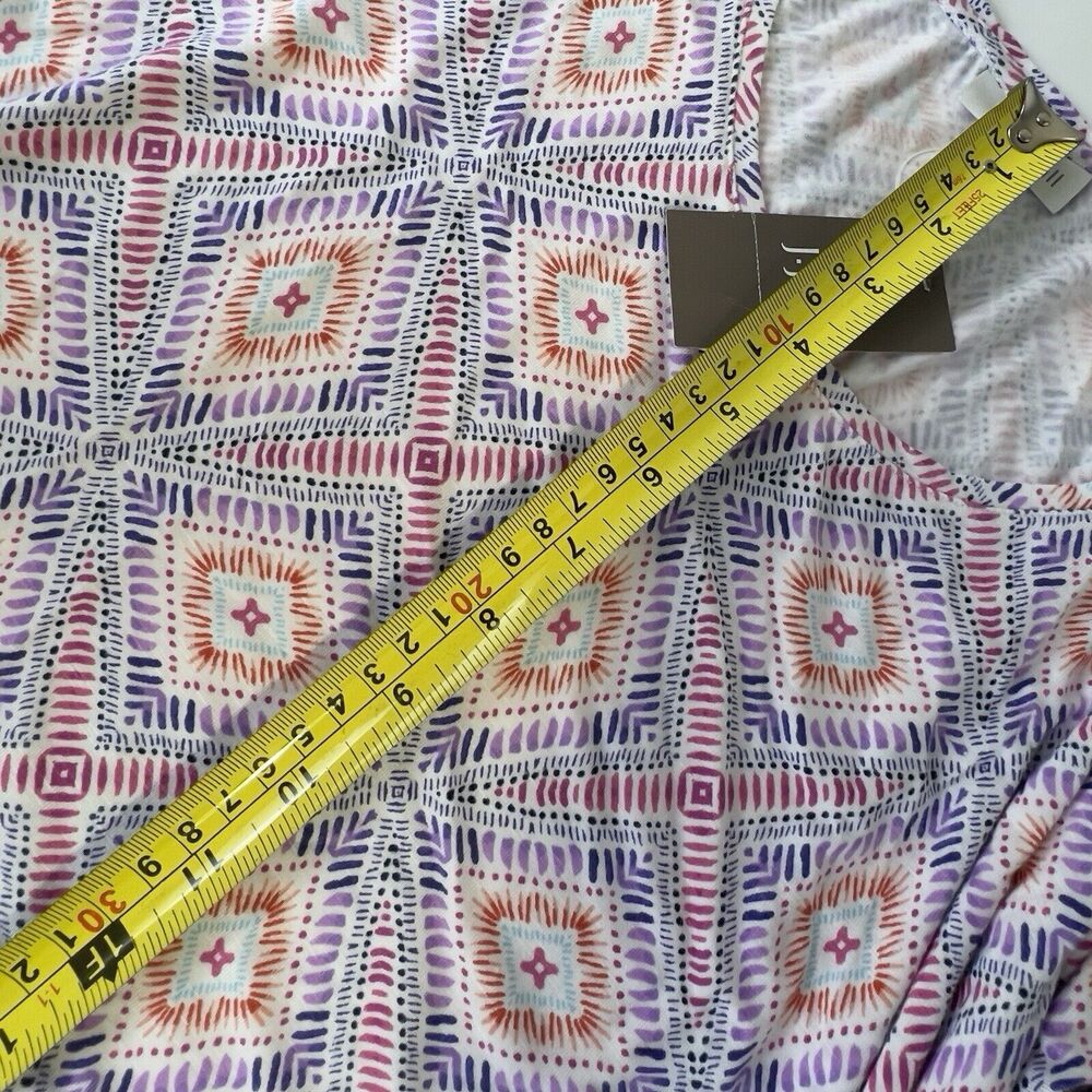J.Jill Babydoll‎ Dress Sz XL Moroccan Medallion Soft Stretch Pockets - Picture 16 of 16